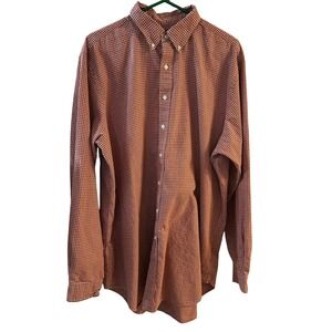 Ralph Lauren Mens XLT Classic Fit Long Sleeve Button Down Shirt Red Plaid